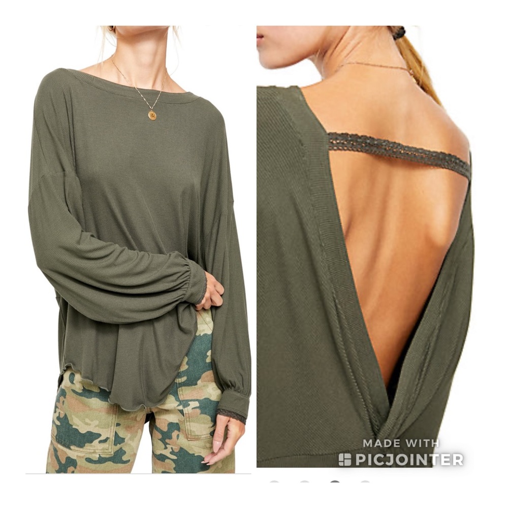 ❗️Last Chance❗️Free People Shimmy Shake Open Back - Picture 3 of 8